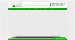 Desktop Screenshot of newleafcrawlspace.com